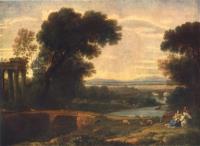 Lorrain, Claude - Landscape with the Rest on the Flight into Egypt